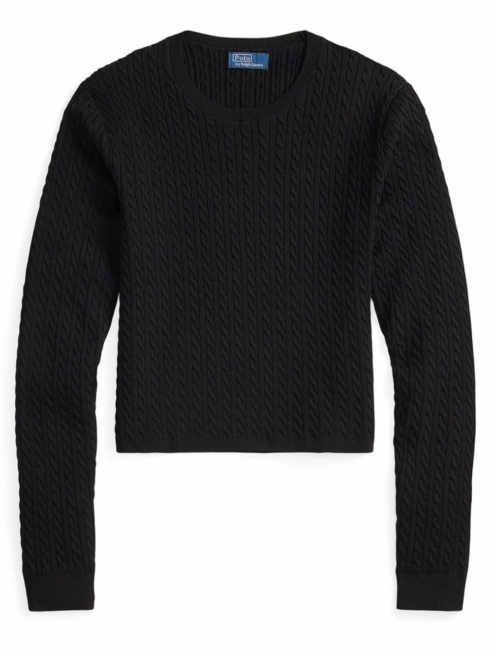 NWT Polo Ralph Lauren Mini Cable Cropped Sweater